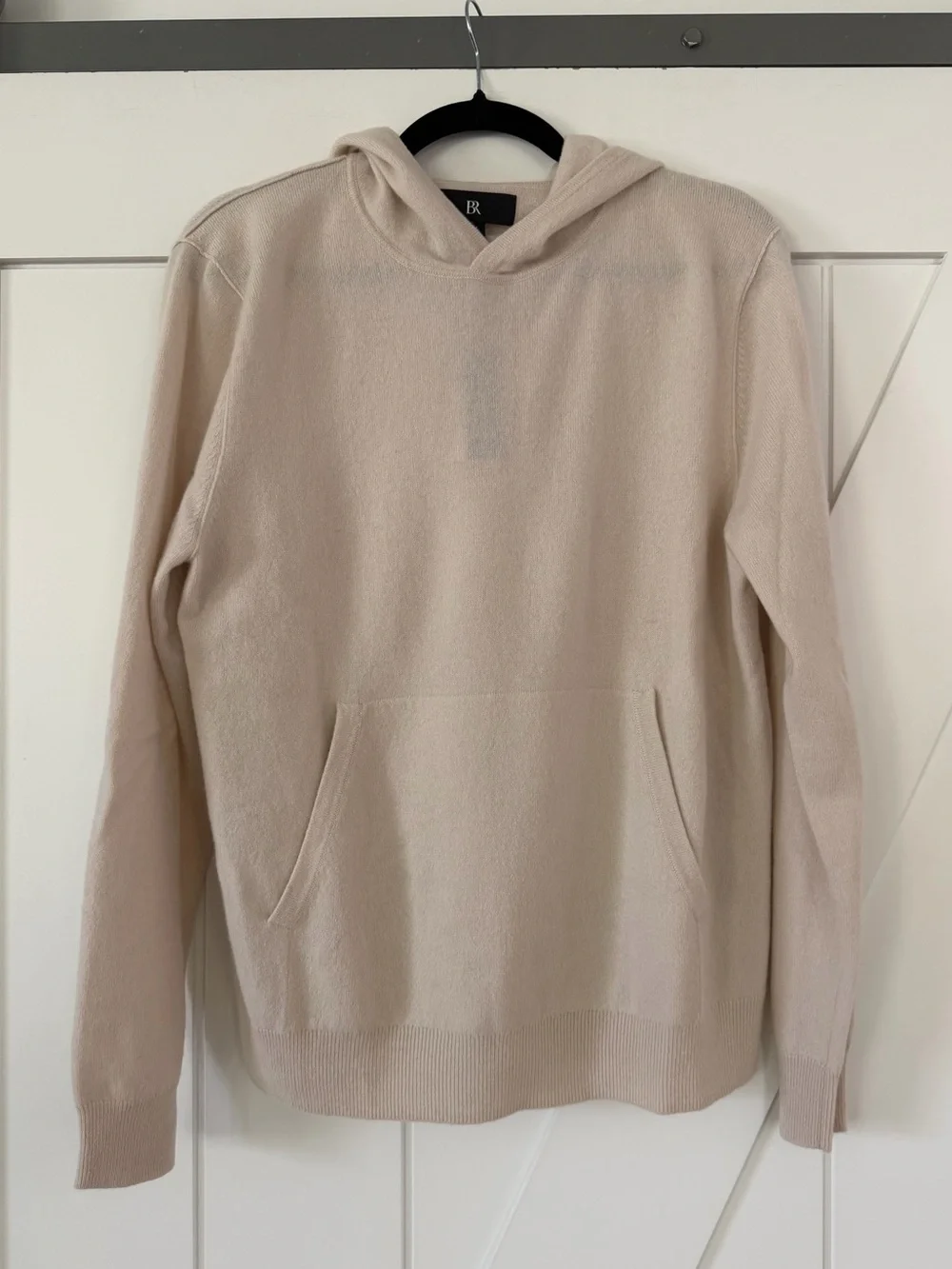 Banana Republic Ivory Cashmere Sweater Hoodie